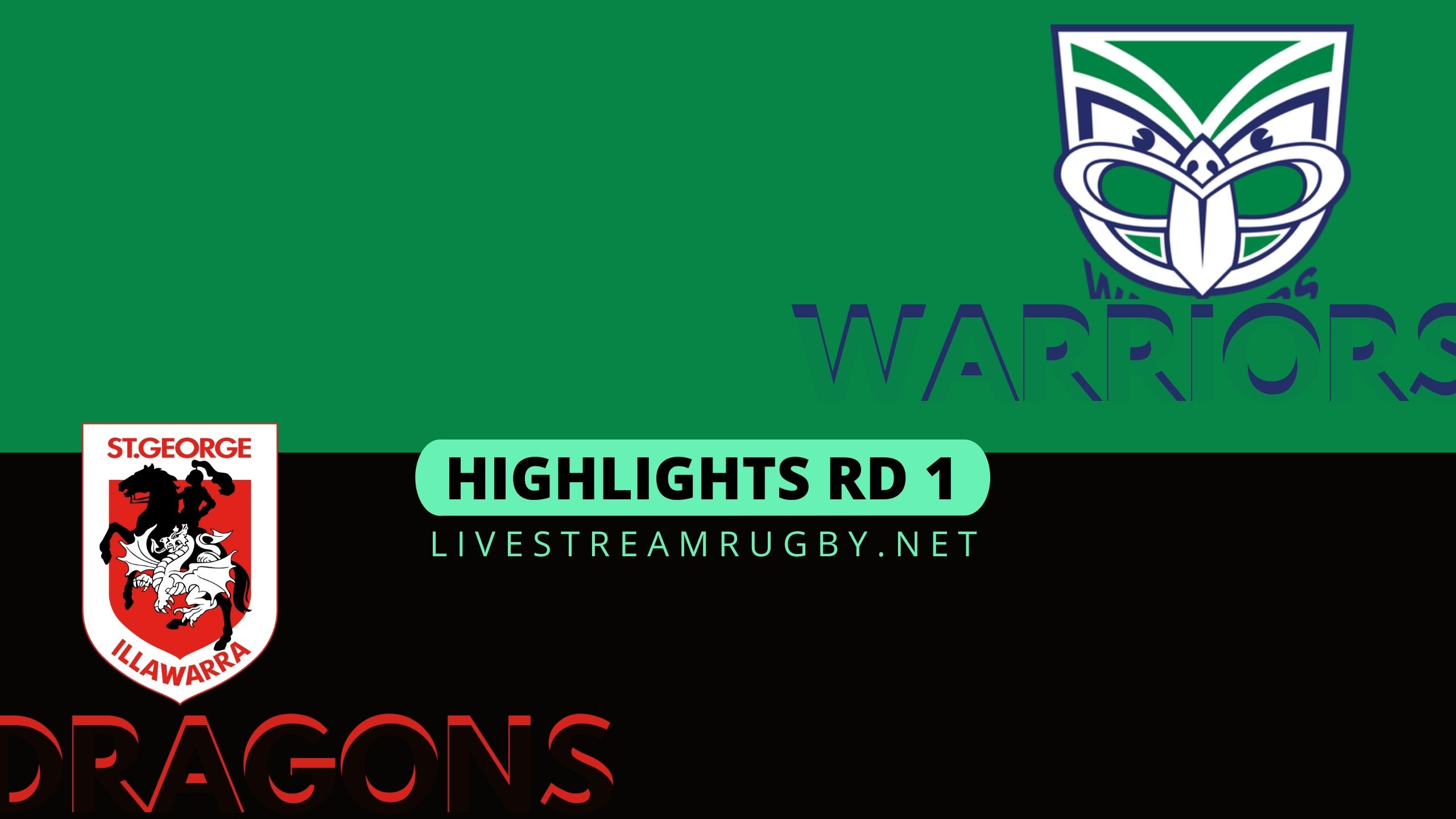 Warriors Vs Dragons Highlights 2022 NRL Rugby