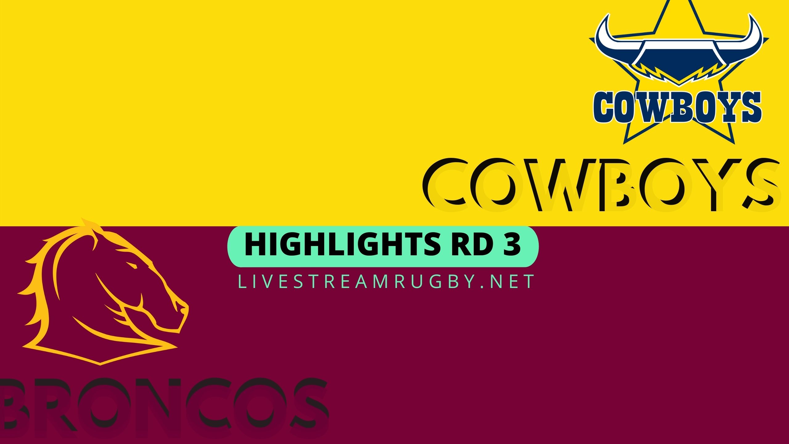 Broncos Vs Cowboys Highlights 2022 Rd 3 NRL Rugby