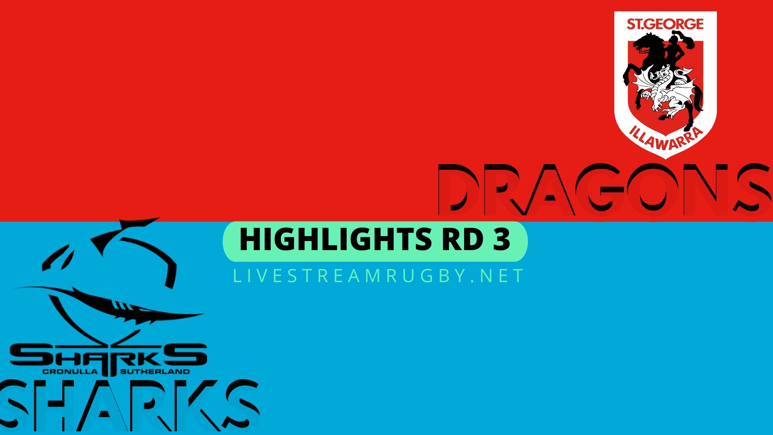 Dragons Vs Sharks Highlights 2022 Rd 3 NRL Rugby