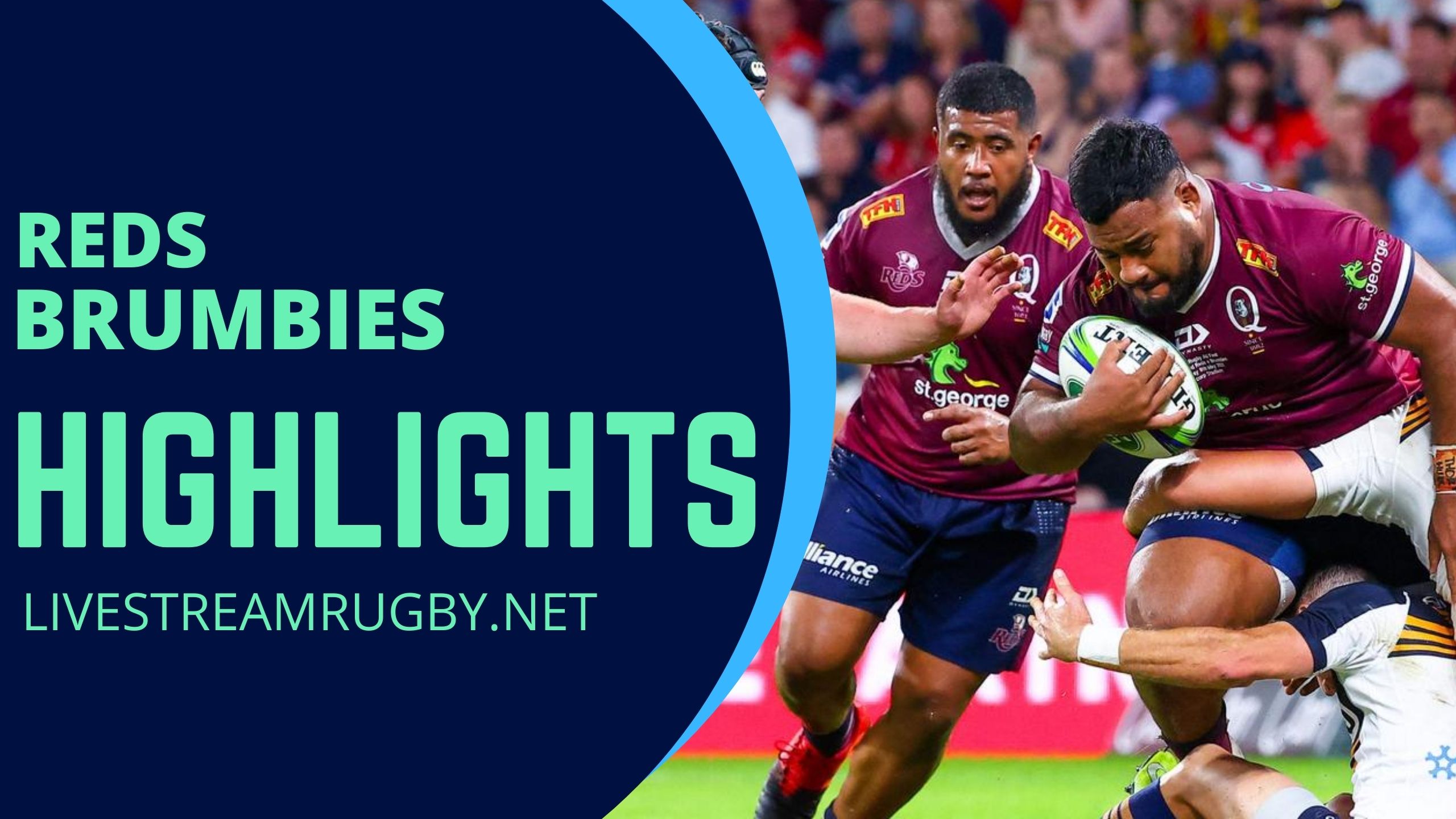 Reds Vs Brumbies Rd 7 Highlights 2022 Super Rugby