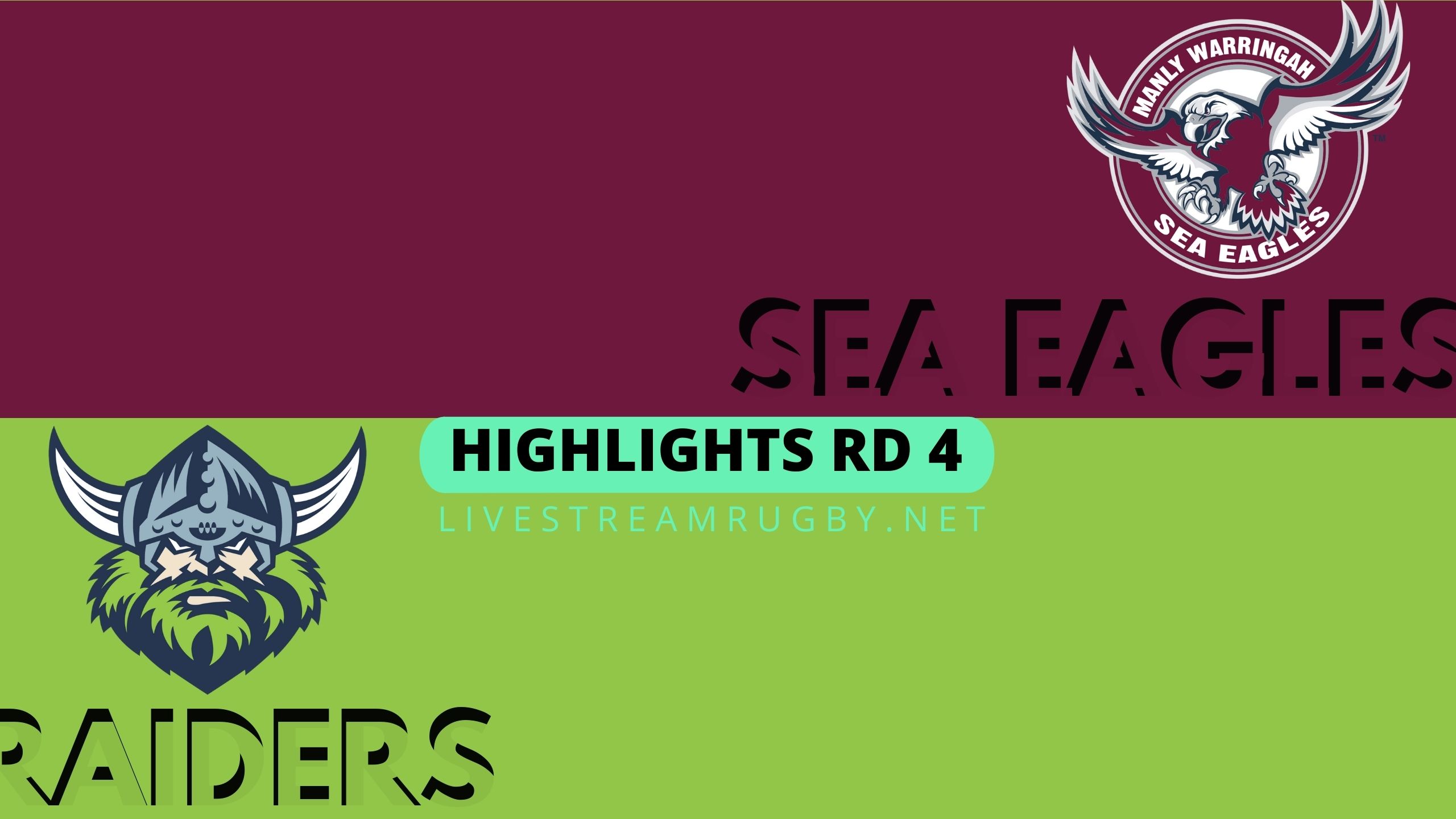 Sea Eagles Vs Raiders Highlights 2022 Rd 4 NRL Rugby