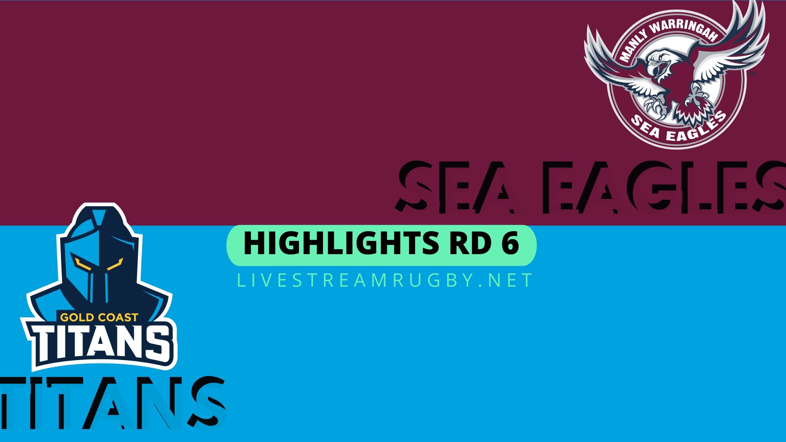 Sea Eagles Vs Titans Highlights 2022 Rd 6 NRL Rugby