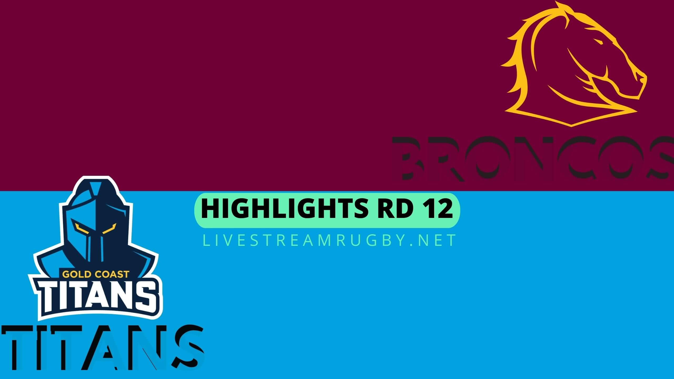 Broncos Vs Titans Highlights 2022 Rd 12