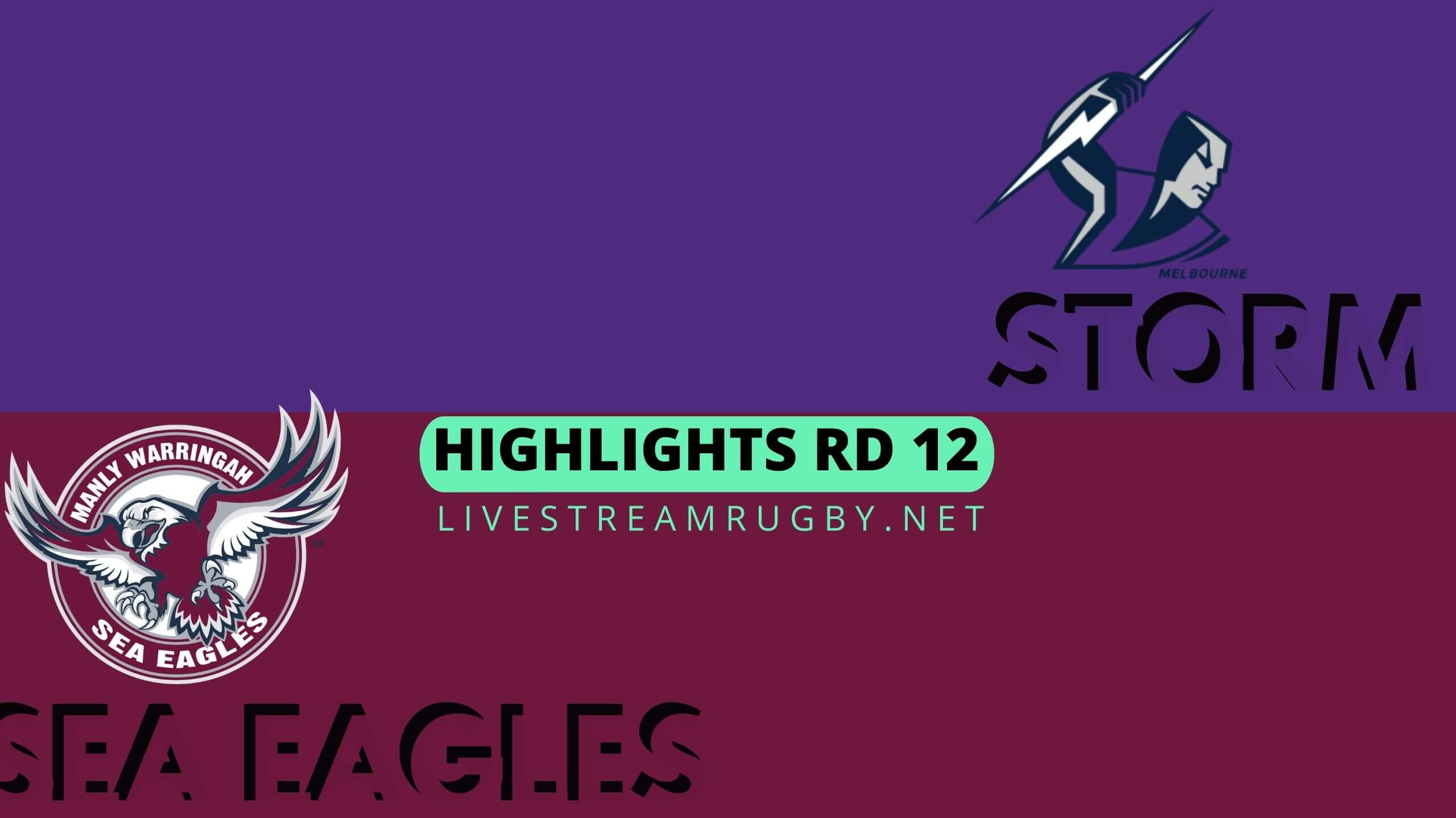 Storm Vs Sea Eagles Highlights 2022 Rd 12