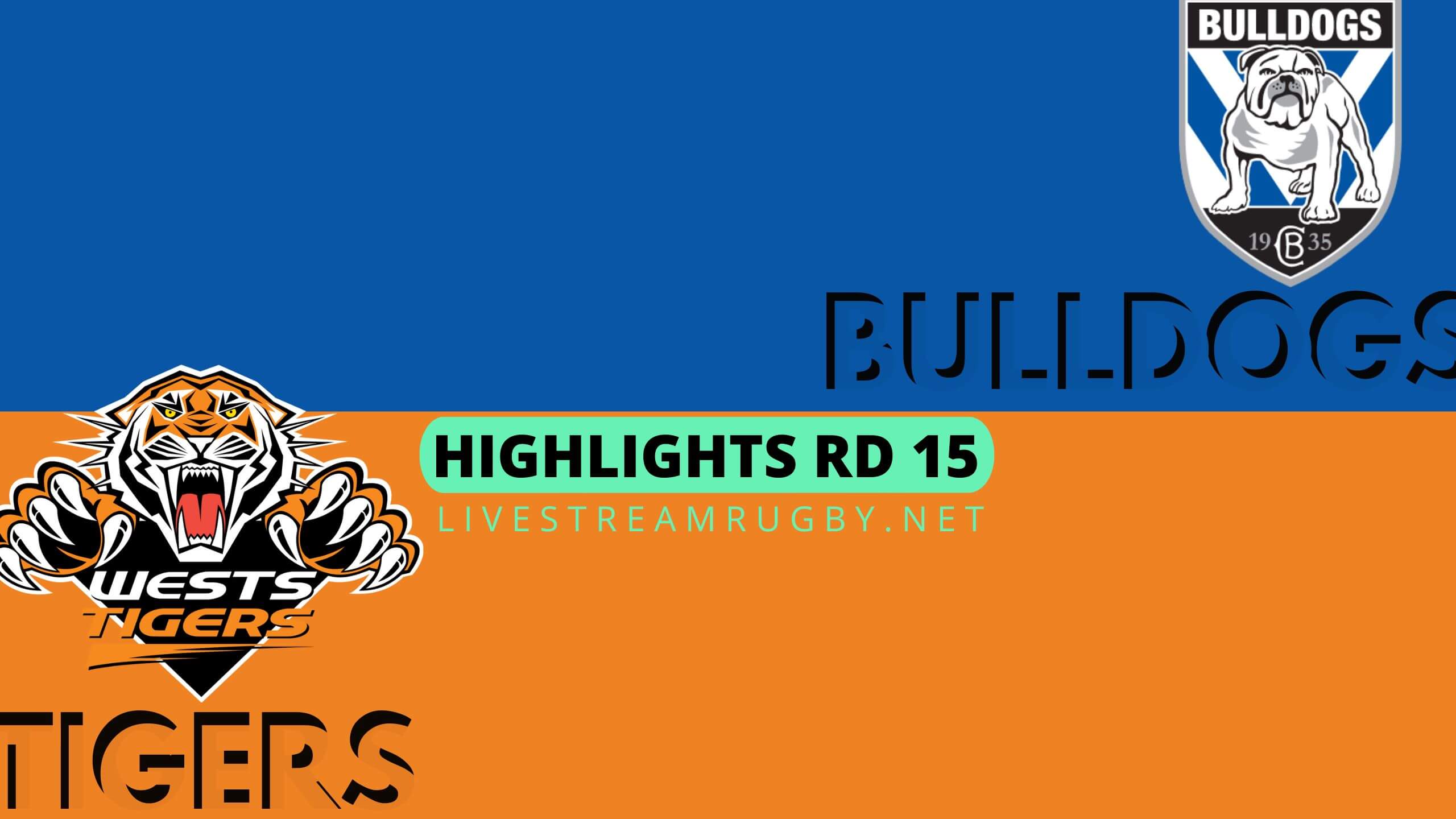 Bulldogs Vs Wests Tigers Highlights 2022 Rd 15 NRL Rugby