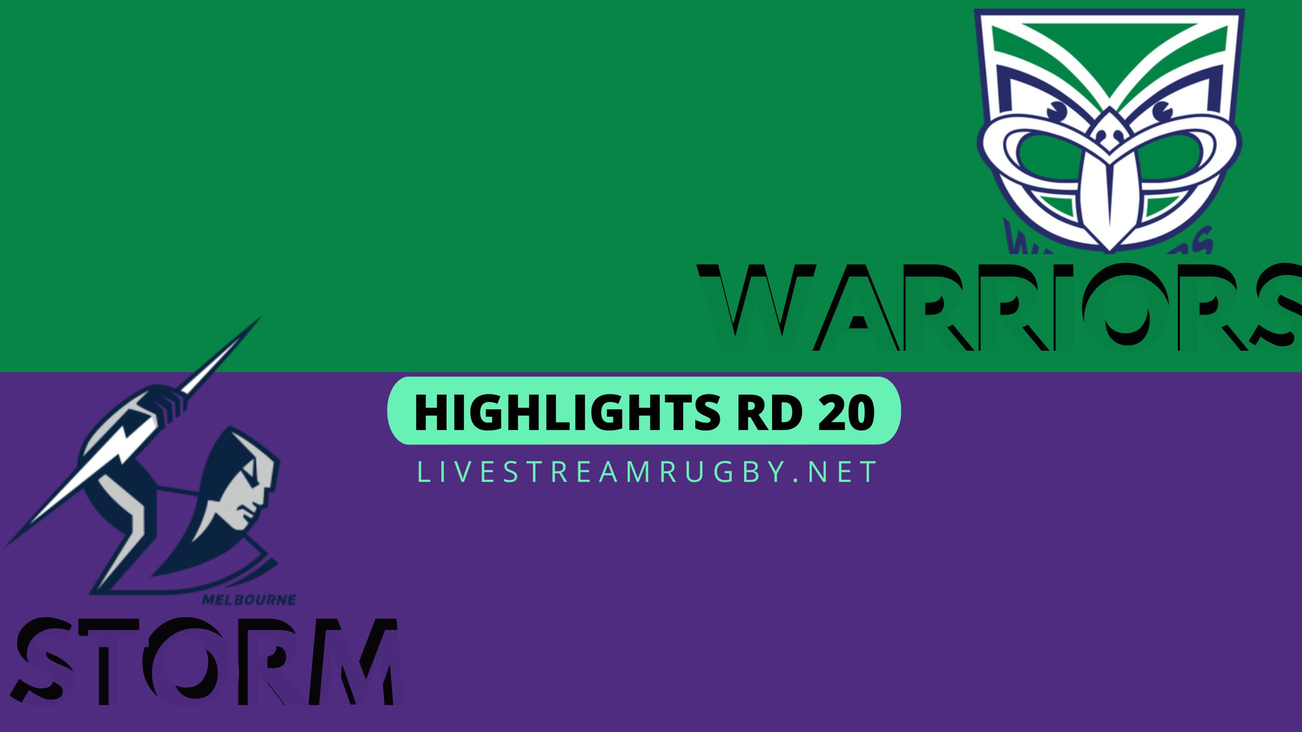 Warriors Vs Storm Highlights 2022 Rd 20 NRL Rugby