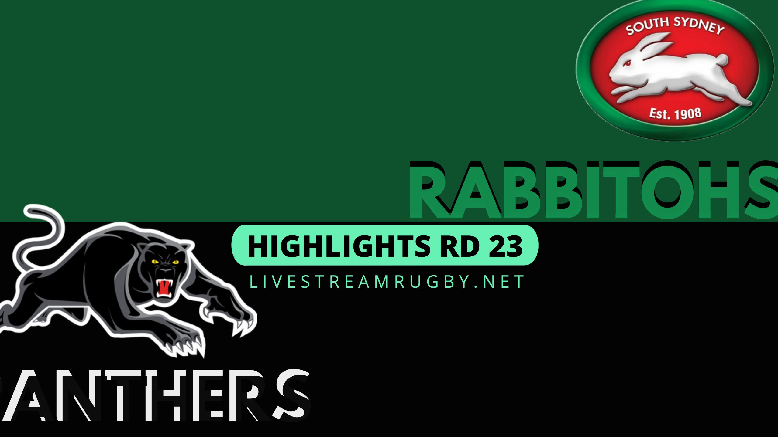 Rabbitohs Vs Panthers Highlights 2022 Rd 23 NRL Rugby