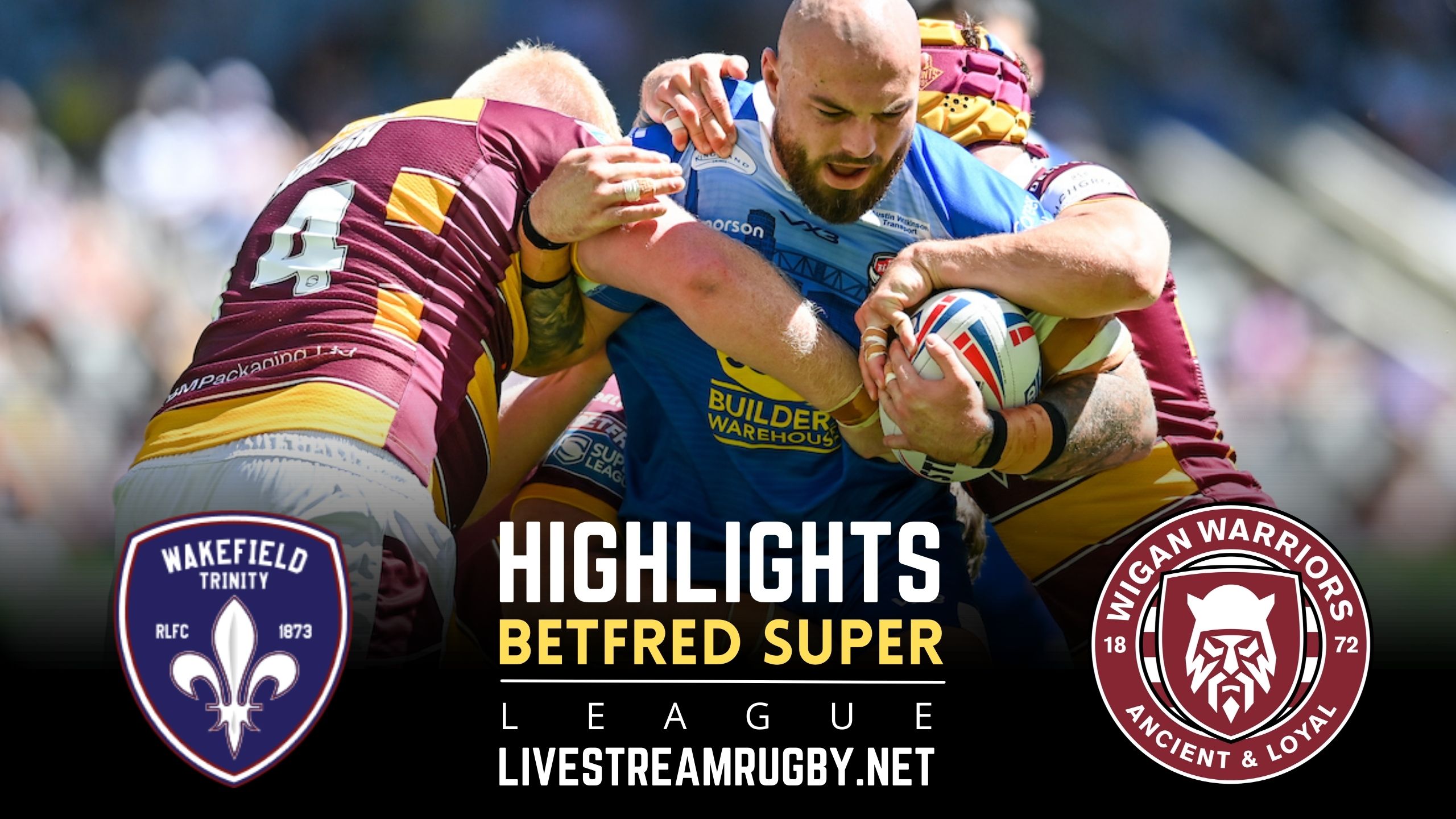 Wakefield Trinity Vs Wigan Warriors Rd 23 Highlights 2022 Super League