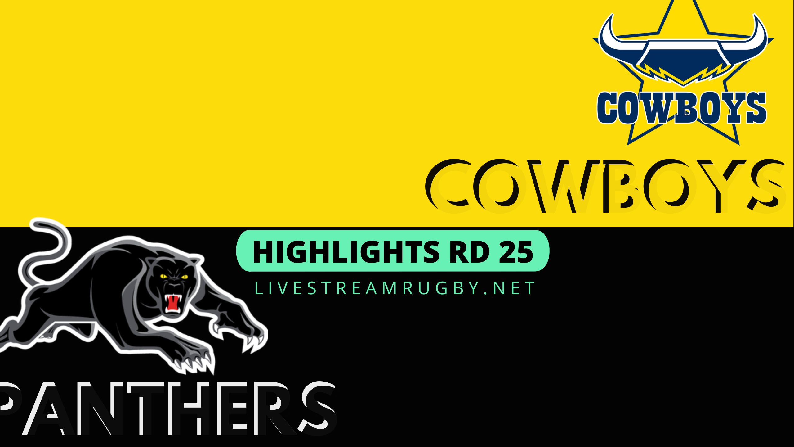 Cowboys Vs Panthers Highlights 2022 Rd 25 NRL Rugby