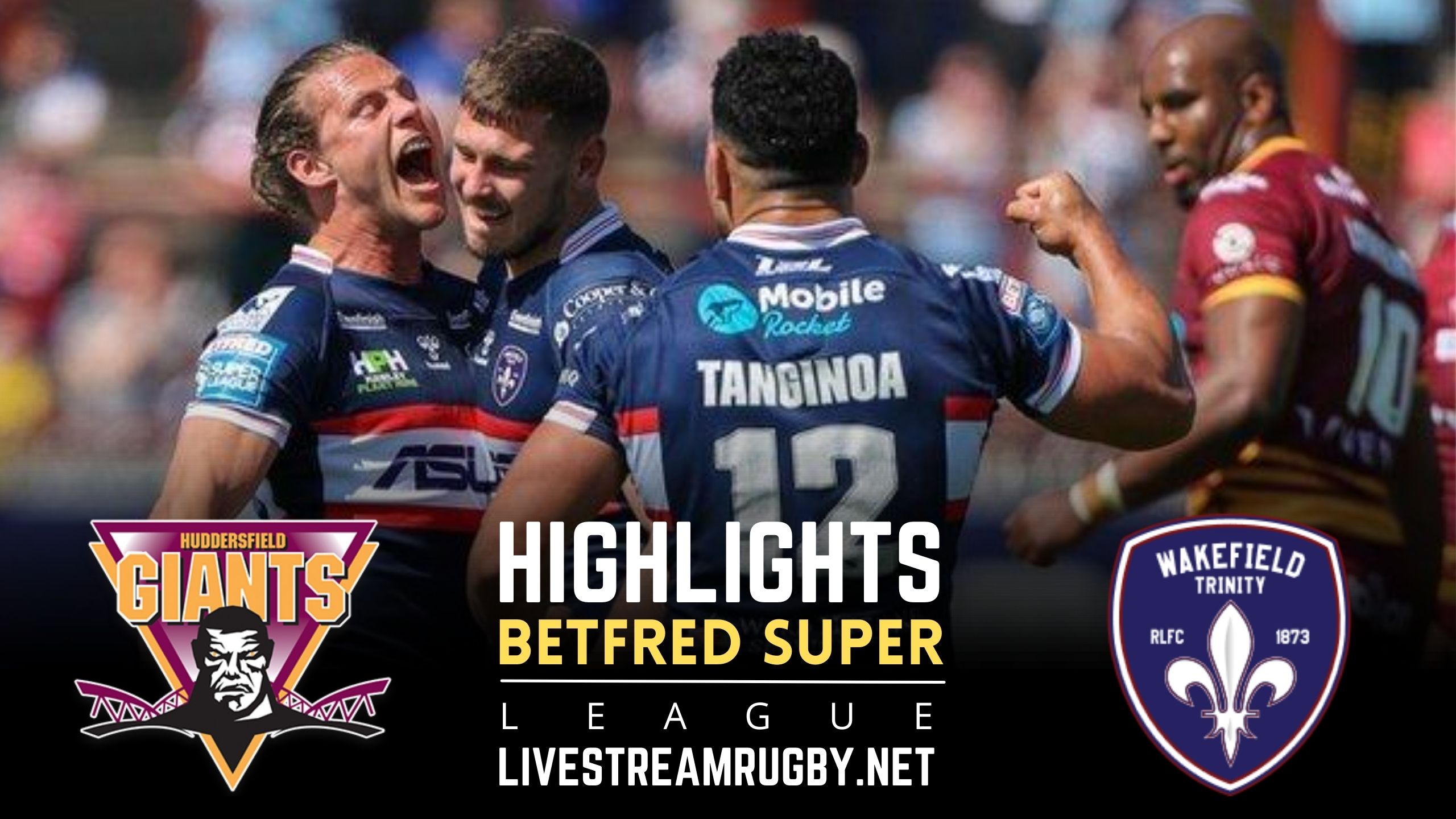 Huddersfield Giants Vs Wakefield Trinity Rd 27 Highlights 2022