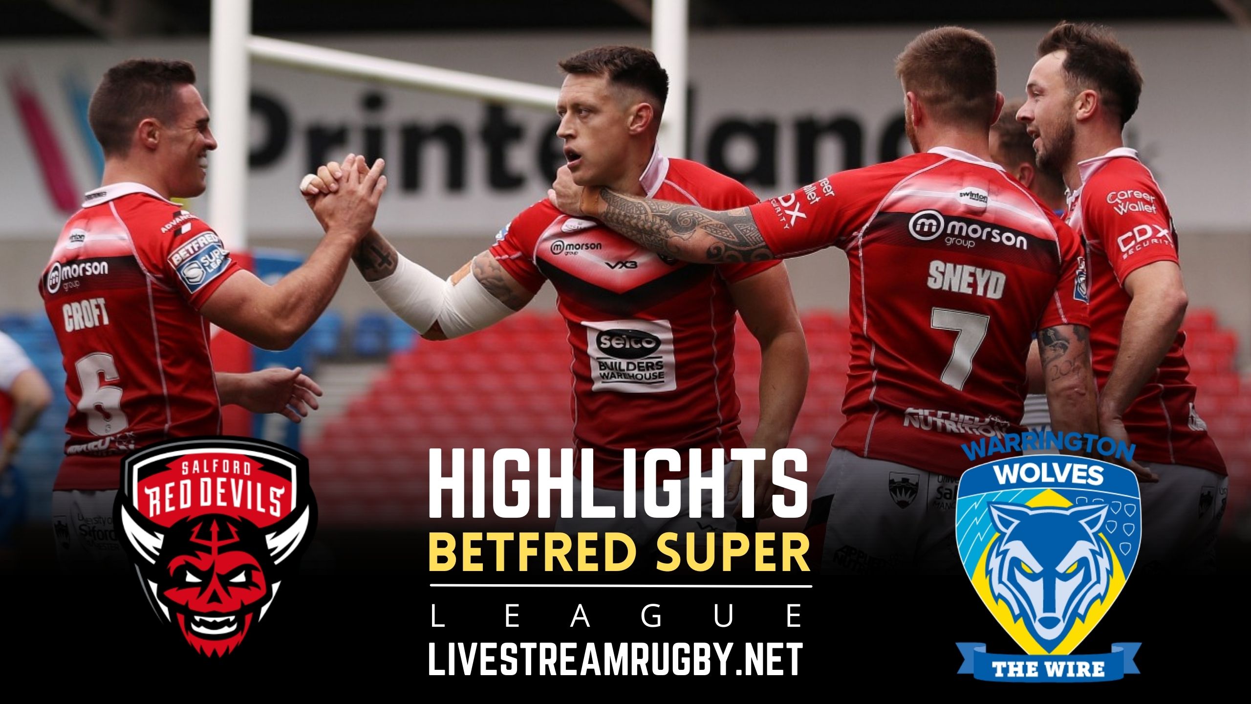 Salford Red Devils Vs Warrington Wolves Rd 27 Highlights 2022