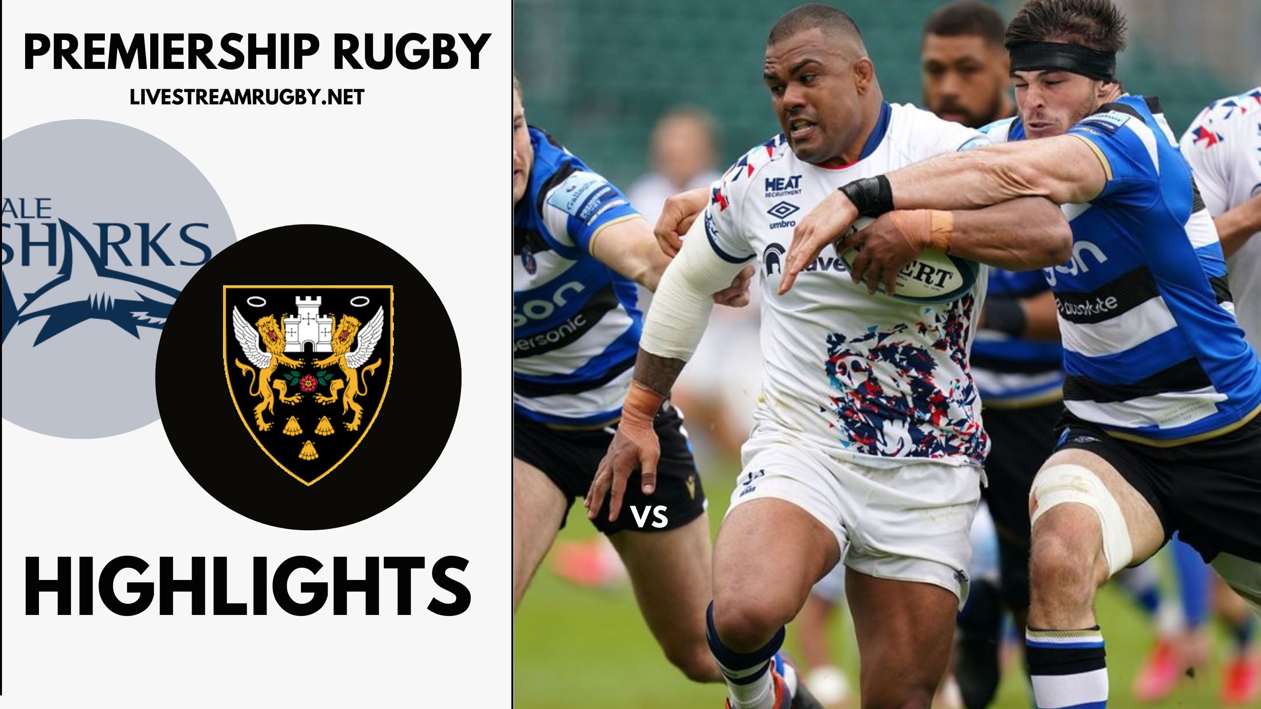 Sale Sharks Vs Northampton Saints Highlights 22 23 Rd 1