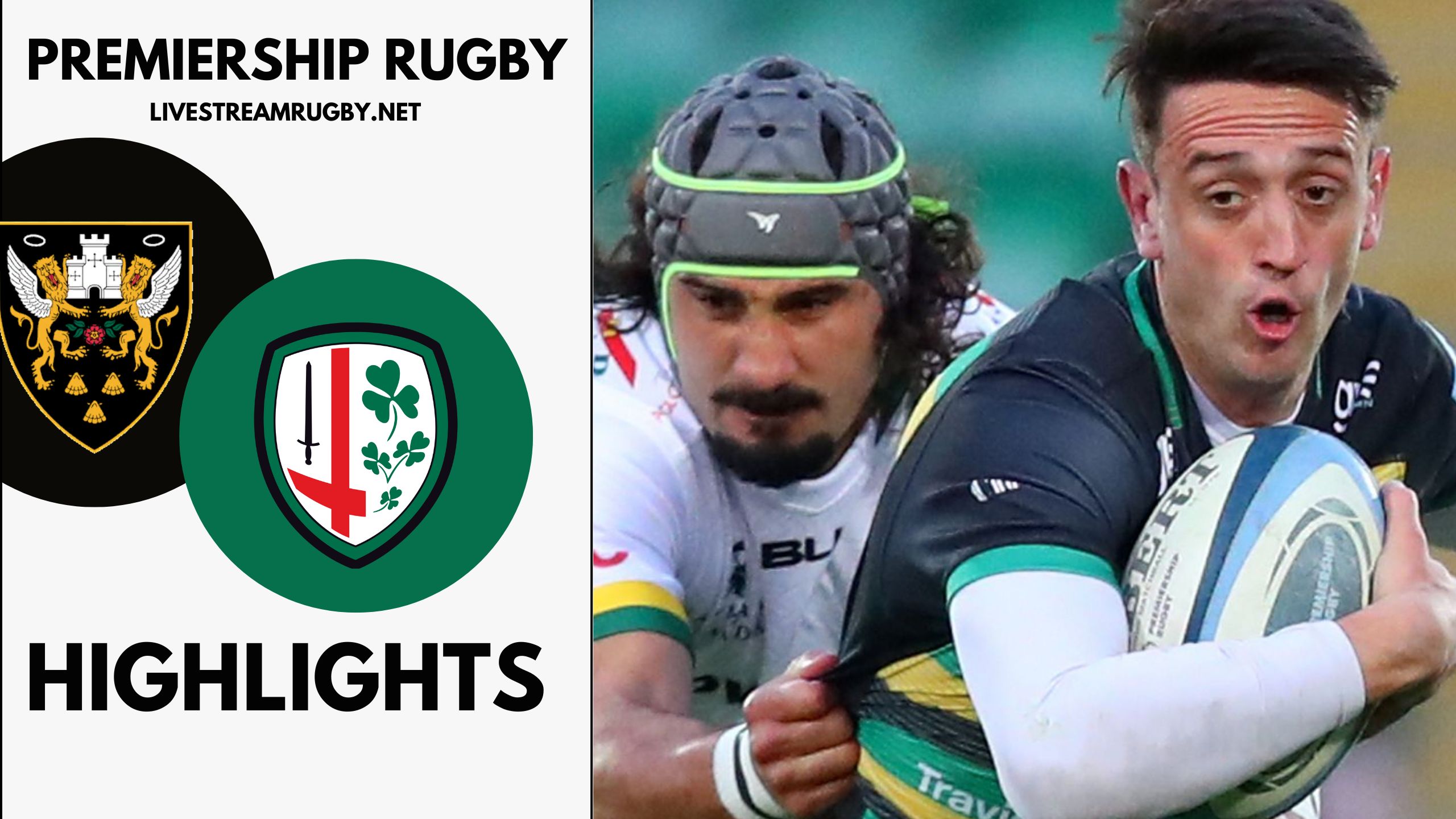 Northampton Saints Vs London Irish Highlights 22 23 Rd 2