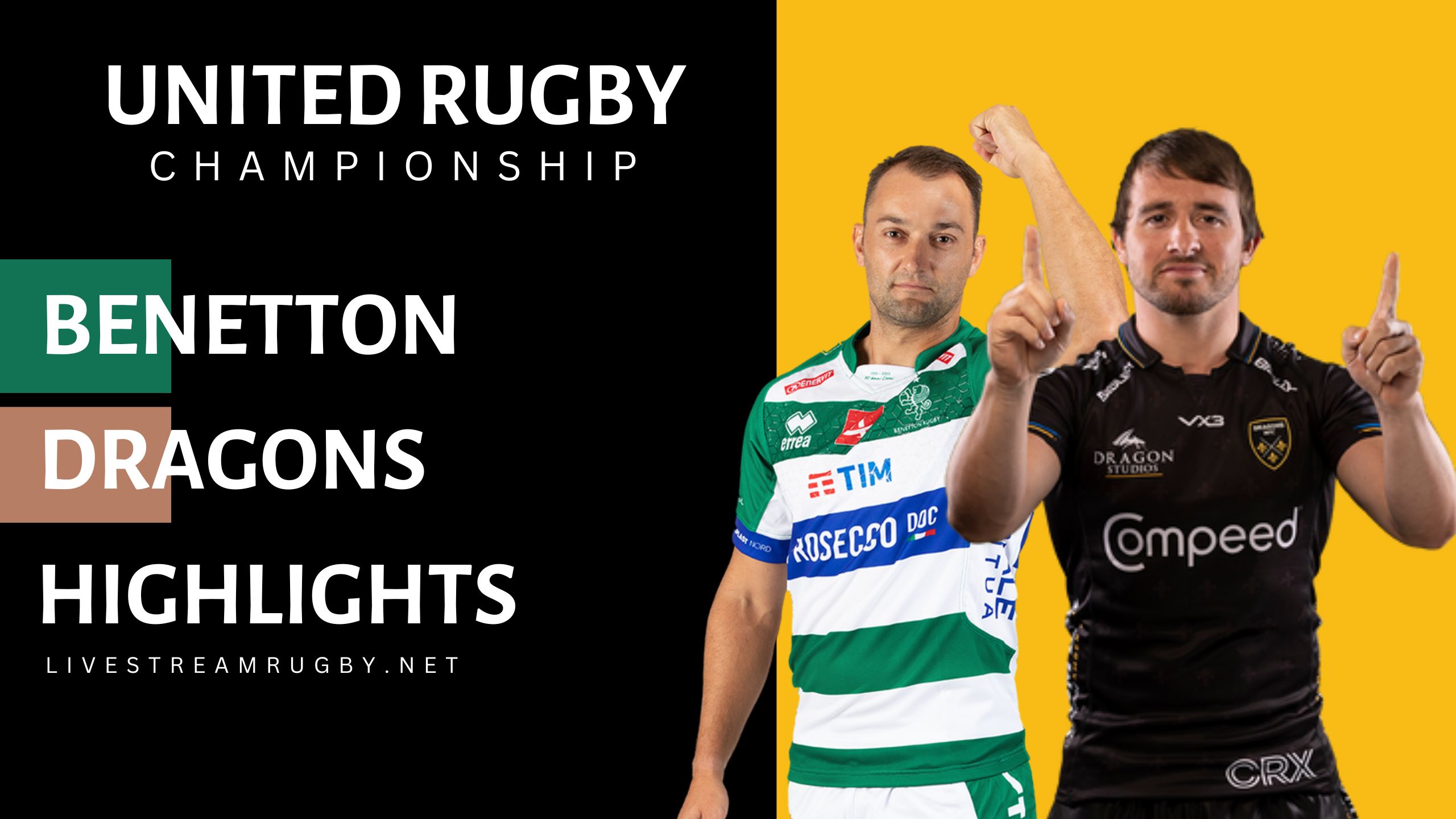 Benetton Vs Dragons Highlights 2022 Rd 4 BKT URC