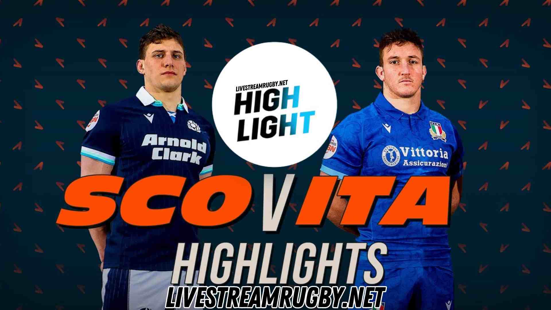 Scotland Vs Italy Highlights 2025 Rd 1 Six Nations Rugby